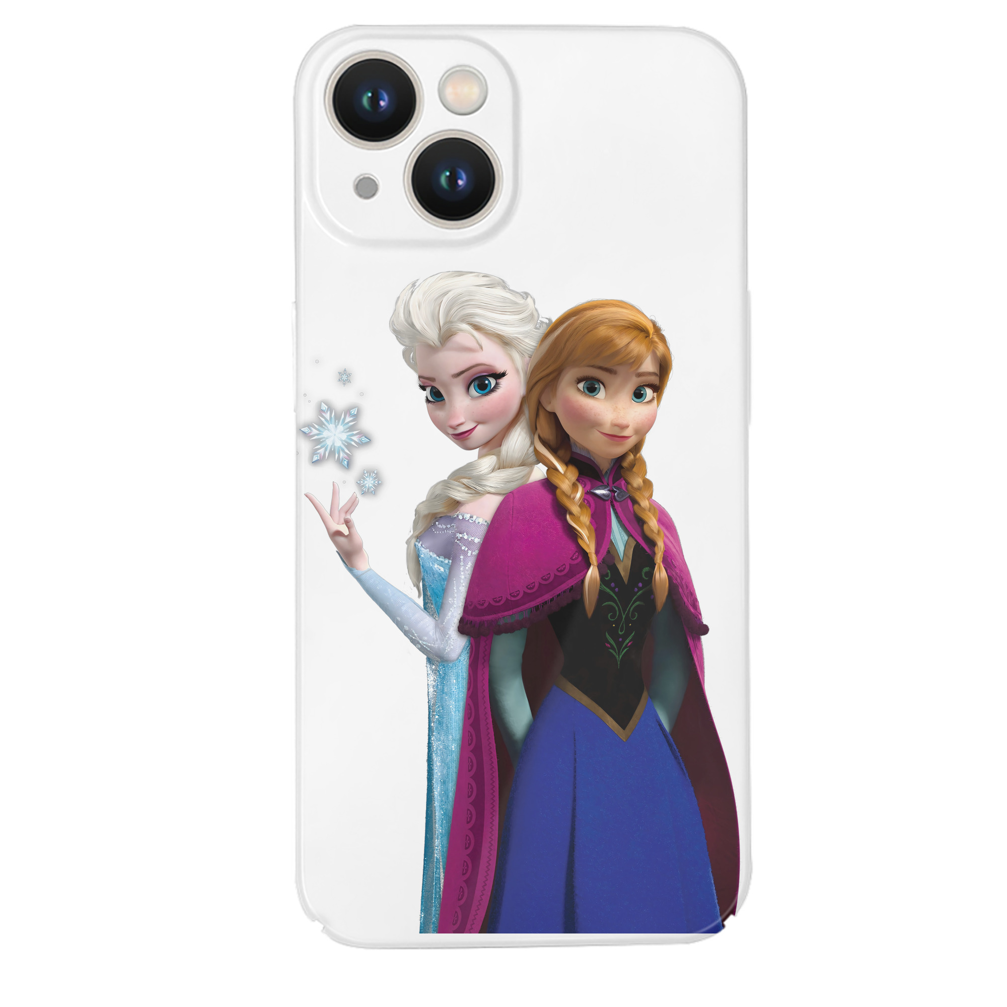 （画像用） アナと雪の女王 アンナ エルサ Frozen Anna Elsa 【iPhone 14シリーズ対応】ハードケース